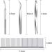 Boao Tick Removal Kit with 3 Plastic Removers & 3 Stainless Steel Tweezers for Pets - Light Blue - Buy Online on GoSupps.com