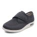 KENRET Men's Wide Width Shoes with Adjustable Closure Lightweight for Diabetic Edema Plantar Fasciitis Bunions Arthritis Swollen Feet Grey 42