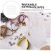 Beavorty 12 Pairs Washable Cotton Gloves Cotton Gloves Cotton Jewelry Gloves Jewelry Cotton Gloves Watch Jewelry Gloves Cotton Gloves for Dry Hands Glove Liners Work Heavy White Coin 21x11x7cm - Buy Online on GoSupps.com