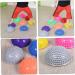 Minkissy Durian Ball - Spiky Massage Ball for Plantar Fasciitis Arm & Leg Relief | Office & Fitness Tool | 16x16x8cm Gray - Buy Online on GoSupps.com