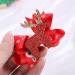 Lurrose Christmas Bow Hair Clip Set - Festive Elk Hairpin for Girls, 5pcs - Buy Online on GoSupps.com