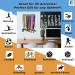 FitGoalz Custom Race Medal Display Rack - Medal Holder for Marathon Runner & Athletes | Wall Display for Sports Awards - FND Black - Buy Online on GoSupps.com