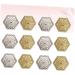 Anneome Wedding Stuff 12pcs Tiny Trinkets Hexagon Shaped Mints Hexagon Candy Holders Candy Box Candy Stand Wedding Small Jewelry - Buy Online on GoSupps.com