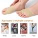 TSHAOUN 4PCS Hallux Valgus Toe Spreader & Socks | Foot Pain Relief & Correction Bandage | Metatarsal Cushion for Comfort - Buy Online on GoSupps.com