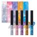 Zestivra Glitter Mascara for Women - 5x Lengthening Mascara Smudge-Resistant Eyelash Primer Ideal for Cosplay Weddings Stage Performances and Parties