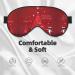 Unisex Christmas Decoration Sleep Mask | Soft Eye Shade for Travel & Yoga - Buy Online on GoSupps.com