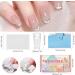NICENEEDED Nail Art Stamping Kit - 4 Nail Plates, Stamper, Scraper, Storage Bag - Flower Patterns for DIY Nail Decoration (Style 3) - Buy Online on GoSupps.com
