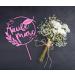 Asino Personalized Cake Topper for Communion & Confirmation - Custom Name & Date - Birch Multiplex Pink Cake Attachment - Buy Online on GoSupps.com