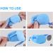 Buy Hifot Amblyopia Eye Flaps for Children - 4 Pack Orthoptic Eye Patches for Lazy Eyes Schielens & Glasses - Blue Color - Buy Online on GoSupps.com