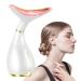 Ms.W 3-in-1 Beauty Massager for Face and Neck, Vibrating Facial Massager with Heat , Vibration and Led. Electric Face Massager for Skin Improve, Smooth, Firm