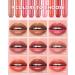 Hydrating Shimmer Lipstick & Moisturizing Jelly Lip Gloss | High Shine Tinted Lip Balm & Plumping Lip Stain - Long Lasting Makeup Gift for Women - Buy Online on GoSupps.com