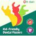 Dr. Ram's Kids Flossers 75-Pack - Fun Flexi Flossers with Gum-Friendly Design and Educational Puzzle - Light Citrus Fruit Scent for Kids - Buy Online on GoSupps.com