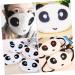 JECOMPRIS 2ST Warm Panda Mask | Disposable Protective Neck Cuff for Girls | Windproof Cotton Cover for Autumn | Cute White Personality Design - Buy Online on GoSupps.com