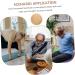 FOMIYES 2 STK Marble Massage Balls - Stress Relief & Health Care - 5.50cm Yellow Baoding Balls for Hand Function & Fitness - Buy Online on GoSupps.com
