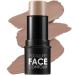 FOCALLURE Cream Contour Stick, Matte Bronzer Stick, Professional Face Shaping & Contouring Stick Makeup, Easy to Apply with Buildable Coverage, Long Lasting & Waterproof, TORTILLA #09 TORTILLA