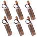 Pack of 6 CR8.LHC 3V 2600mAh 17450 Battery Replace for Fuji FDK CR8-LHC Battery for Memory Backup Power Source Water Meters with Brown Plug