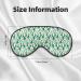 Buy Cactus Plants Print Sleep Masks | Comfortable Super Soft Eye Mask with Adjustable Strap | Lightweight Travel & Home Use - Buy Online on GoSupps.com