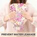 NAANLE 2L Hot Water Bottle with Lid - Floral Watercolor Design for Pain Relief & Warmth | Hot & Cold Therapy for Back Neck Hands & Feet - Buy Online on GoSupps.com