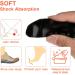 Buy 2 Pairs Shoe Filler Inserts - Unisex Toe Cushion Fillers & Black Heel Grips for Oversized High Heels & Casual Shoes - Buy Online on GoSupps.com