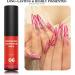 Gel Nail Polish Set 4 Color Metallic Painted Gel Polish White Black Red Green Liner Gel Nail Polish for Nail Art DIY UV/LED Soak Off Spring French Manicure Set with Thin Brush - Buy Online on GoSupps.com