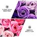 Beaupretty 4 Boxes Rose Box Mothers Day Mother s Day Rose Soap Rose Flower Gradient Rose Soap Bouquet Simulation Rose Soap Romantic Square Flower Box Soap Flower - Buy Online on GoSupps.com