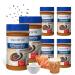 SUCOFIN Lot de 6 bo tes de 400 g de caf blanc - Pour affiner le caf et le th facilement solubles - Longue dur e de vie - Remplacement parfait du lait en poudre - Lot de 6 pour un plaisir cr meux