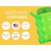 Arrow Home Products Sip A Mug  14oz  6pk - Easy to Grip Plastic Kid's Cup Where the Handle is the Straw - BPA-free with Screw-On Caps Great for Everyday Use  Made in the USA - Assorted Colors - Buy Online on GoSupps.com