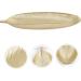 Zerodeko 1pc Snack Dried Fruit Plate Food Tray Necklace Holder Stand Leaf Snack Holder Nordic Food Plate - Buy Online on GoSupps.com