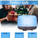 Diffuserlove 500ML Ultrasonic Aromatherapy Diffuser with Timer, Auto Shut-off, and LED Lights - Black | Ideal for Office, Home, Bedroom - Buy Online on GoSupps.com