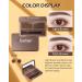 Eyebrow Powder Kit-2 Colors Soft Eye Brow Tinted Powder Palette Waterproof & Long Lasting Dark/Light Brown Brow Filler Professional Eyebrow Contour Makeup for Women with Mirror Brow Tool-Set1# 01# - Buy Online on GoSupps.com