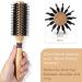 Bestool Round Brush for Blow-Dry | Wild Boar Bristles & Nylon Pins | Professional Round Styling Brush for Smoothing & Curling - 22mm - Buy Online on GoSupps.com