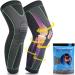 beister Full Leg Compression Sleeves for Women & Men Extra Long Leg & Calf Braces Knee Sleeve for Basketball Football Knee Pain Working Out Joint Pain Arthritis Running ACL Green 2X-Large (2 Count)