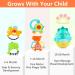 iPlay iLearn Dinosaur Teething Rattle Baby Toy | Tumbler Roly Poly Ball Rattles | Infant Teether Sensory Toy | Newborn Gift for Boys & Girls - Buy Online on GoSupps.com