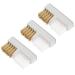 FOMIYES 3PCS Nail Drill Bit Brushes Nail Sanding Buffing Bit Head Cleaner Brushes Manicure Accessories for Home Shop