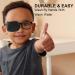 4 Pcs Reusable Eye Patches for Kids & Adults | Lazy Eye Treatment for Amblyopia & Strabismus | Left & Right Eye Patches for Glasses (Black - Buy Online on GoSupps.com