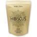 Organic Hibiscus Flowers Herbal Loose Tea by Marcoina - Cut Petals 227g in Resealable Bag Caffeine-Free from Egypt - Perfect for Hot or Cold Brew Tea - Known as Hibiscus sabdariffa. - 8oz. Hibiscus Organic Cut Flower 227g(8oz) - Buy Online on GoSupps.com