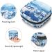 GIAPB Period Bag - Blue Pattern Color1965 | Sanitary Napkin Storage & Travel Makeup Pouch - Buy Online on GoSupps.com