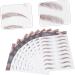 Healeved 9 Sheets Imitation Eco Eyebrow Sticker Eyebrow Blond Tattoos 4 Stick on Transfer Stickers 21.5X14.5cm Brown - Buy Online on GoSupps.com