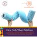 Sensory Vibrating Neck Pillow for Kids and Adults - Plush Velvet Cover - Therapy Stimulation - Calming Relaxation - Blue - Buy Online on GoSupps.com