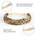 TOECWEGR Multi-Color Synthetic Braided Headband - Classic Wide Plaited Hairpiece for Women - Buy Online on GoSupps.com