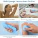 Super Peeler Exfoliating Bath Sponge - Remove Calluses & Dead Skin - Body Scrub for Adults & Children (Mixed Color) - Buy Online on GoSupps.com