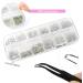 Sularpek 1500 Pcs Rhinestones Set | 6 Sizes Flat Back AB Clear Crystal Gems with Tools for Nail Art, Crafts & Face | Includes Pick Up Tweezers & Dotting Pen - Buy Online on GoSupps.com