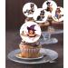 24 x Pre-Cut Halloween Mix 12 Edible Stand up Wafer/Rice Paper Cupcake Toppers Birthday Party Cake Decorations Witches - Buy Online on GoSupps.com