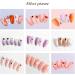 12 Sheets 3D Heart Star Nail Art Stickers Nail Heart Stickers Self Adhesive Nail Decal Stickers Love Heart Nail Art Decoration Heart Nail Sticker Gold Silver Black White Colors Colorful Version - Buy Online on GoSupps.com