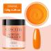 COSCELIA Dark Orange Acrylic Powder for Nails - 120g 3D Nail Extensions No Lamp Needed - Best for Long-Lasting Manicure - Buy Online on GoSupps.com