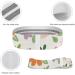 Pastel Tone Flower Printed Resistance Bands | Elastic Leg Bands for Effective Workouts | Durable Fabric Fitness Bands - Buy Online on GoSupps.com