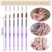 AROIC 28 Pcs Acrylic Nail Brush Set with UV Gel & 3D Extension Brushes - Nail Art DIY Kit with Dotting Nail Pen in White Box - Buy Online on GoSupps.com