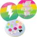 Expressions Girls Always Win Glisten & Glitter Makeup Palette 10 Color Eyeshadow Palette & Blush Makeup Novelty Beauty Set  Fold Out Compact with Mirror  Cute Makeup Kit Gifts for Girls Aesthetic Makeup - Washable  Non-T...