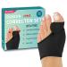 Bunion Corrector for Women and Men 2 Pcs Orthopedic Bunion Splint Bunion Toe Separators Big Toe Straightener Pain Relief Bunion Corrector Day Night Support Hallux Valgus Black-2pack Upgraded