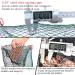 Drasry Portable Crab Trap Bait Net 23.6in x 11.8in - Collapsible Fishing Trap for Lobster, Crawfish, Shrimp - Black, 1 PCS - Buy Online on GoSupps.com